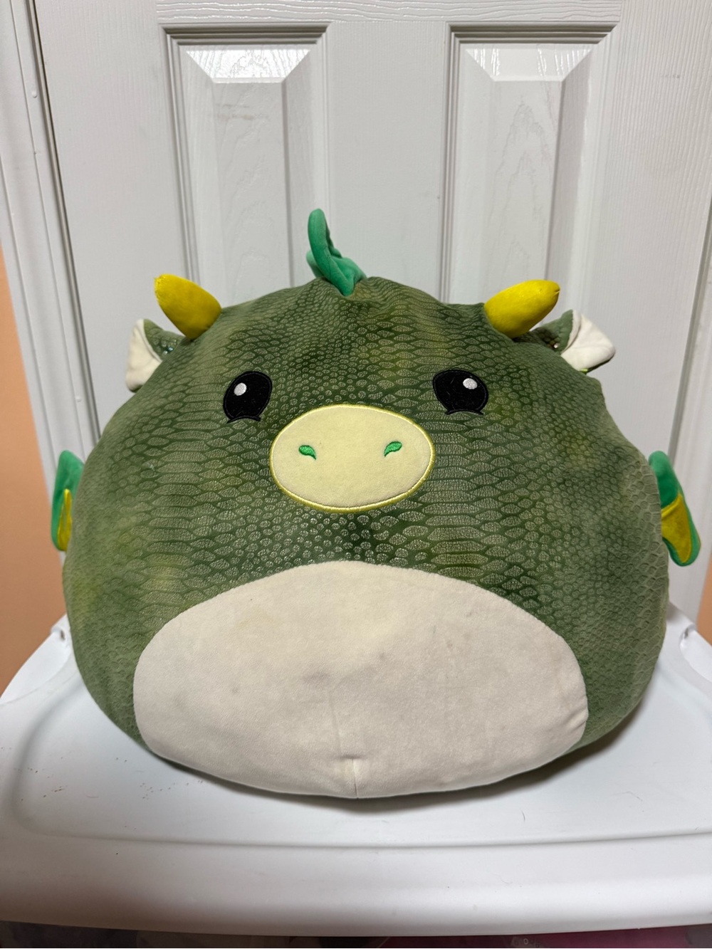 Green Dragon Reptile squishmallow Pillow - Soft Stuffed Pet Toy